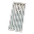 thumbnail image 4 of XINAOBAOLUO 4 PCS BLUE Taper Candles,10 Inch Sea Salt Scented Candles, Smokeless Sticks Candle for Wedding Advent Home Decor Dinner Christmas, 4 of 4