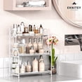 thumbnail image 4 of Organizador de encimera EKNITEY de 3 niveles para almacenamiento de baño, color blanco, 4 of 6