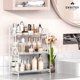 thumbnail image 4 of Organizador de encimera EKNITEY de 3 niveles para almacenamiento de baño, color blanco, 4 of 6