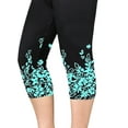 thumbnail image 4 of Gvmfive Women Plus Size Stretch Capri Leggings Pull On Active Sports Yoga Skinny Pants, 4 of 5
