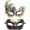 Gold-1, variant on Couple Mardi Gras Mask Lace Set,Metal Masquerade Masks for Women and Men,Carnivals Venetian Mask Party Accessory