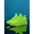 thumbnail image 2 of Men Letter Graphic Breathable Lace-Up Front Running Shoes, Sporty Outdoor Sneakers School Shoes, 2 of 4