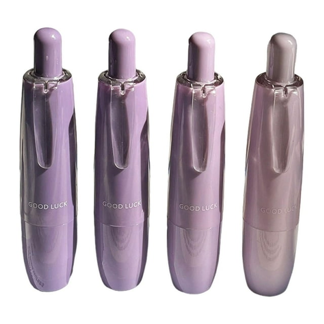4 Pcs Stylos à Ruban Double Face, Coureur de Ruban Rétractable Double Face, Rouleau de Ruban Adhésif, Bâtons de Colle Adhésive Polyvalents, Coureur de Ruban pour Scrapbooking, Ruban pour Scrapbooking, Emballage Cadeau, Accessoires de Bricolage, D