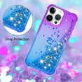 thumbnail image 4 of Funda para iPhone 15 PRO MAX Transparente con Brillos Carcasa Protectora Antigolpes con Glitter Brillante, 4 of 5