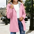 thumbnail image 4 of XXWXYD Manteau de Pluie Imperméable Léger pour Adolescentes à Fermeture Éclair, Coupe-Vent à Capuche, Poches Extérieures, Imperméable de Randonnée et de Camping, 4 of 7