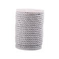 thumbnail image 4 of 3 Braided Cord Twisted Cord Rope for Curtain Tieback DIY Craft Upholstery Argent, 4 of 9