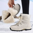 thumbnail image 3 of Dumajo Women's Snow Boots Anti-Slip Waterproof Warm Winter Shoes, 3 of 10