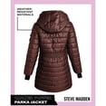 thumbnail image 7 of Steve Madden Women's Winter Coat - Packable Long Length Quilted Puffer Parka Jacket for Women, S-XL, 7 of 7