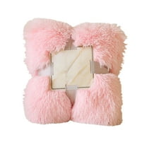 geerera Soft Fuzzy Faux Fur Throw Blanket, Long Hair Plush Fleece Throw, Cozy Microfiber Blanket, for Sofa Bedroom 51"x63"
