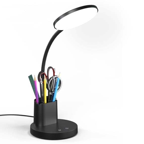 Lámpara de escritorio LED Vicsoon, 3 modos de color, brazo ajustable en 360°