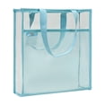 thumbnail image 2 of Weloille Sac de Tutorat Transparent à Double Couche 1 Pce, Sac de Rangement Imperméable en PVC Épaissi, Pochette Organisatrice de Documents Grande Capacité, pour Ranger Livres Copies d'Examen Fournitures de Bureau Accessoires de Voyage, 2 of 6
