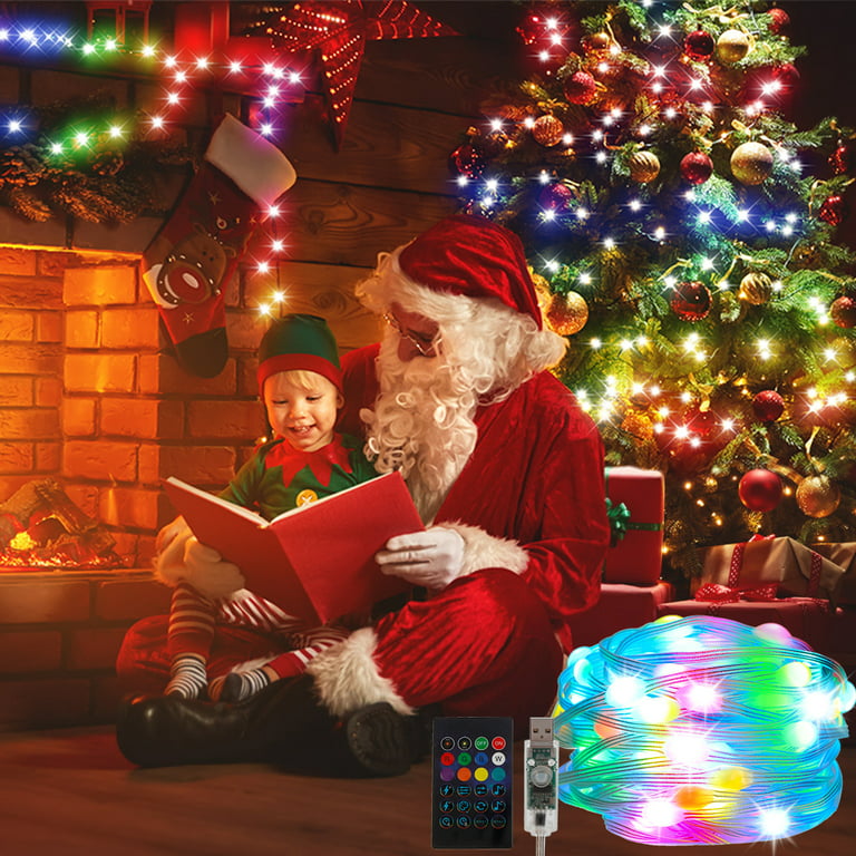 Bluetooth Color Changing LED Christmas Tree Lights With Remote