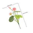 thumbnail image 2 of OULII Ramo De Loto Artificial Rosa Duradero Para Interior Y Exterior, 2 of 7