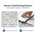 thumbnail image 5 of FlooringInc Nitro Garage Floor Tiles, Diamond Pattern, Interlocking, Artic White, 12"x12", 52 pack, 52 sq/ft, 5 of 10