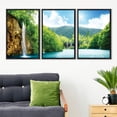 thumbnail image 3 of wall26 3 Piece Framed Canvas Wall Art for Living Room, Bedroom Scenery Theme Canvas Prints for Home Decoration Ready to Hang - 16"x24"x3 Panels, 3 of 4