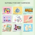 thumbnail image 3 of Arrtx Free Ink Markers, 36 Colors Acrylic Paint Pens, Water-Based Acrylic Markers for Rock Painting, Fabric, Easter Eggs, DIY Crafts, 3 of 10