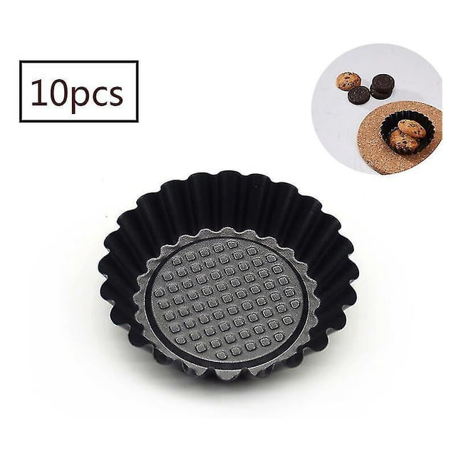 10 moldes para tarta de huevo Mini moldes para tarta de huevo de 9,8 cm