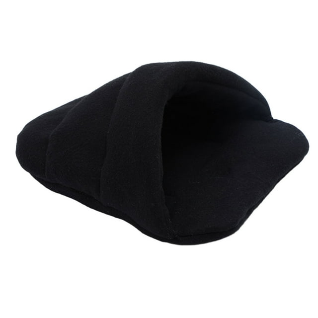 kurtrusly Soft And Comfortable Slipper Shape Pet Bed Suitable For All Breeds Universal black XS,> 1Set