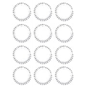 12 DATE DISC, White, Compatible With ROLEX WATCH DATEJUST 3135 16233 16234 16238 116233 116234 WHITE