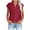 Red, variant on Summer Short Sleeve Shirts for Womens 2024 Fashion Button Down Plain Tops Collared Button Up Trendy Beach Tees Loose Fit Tunic Shirts Going Out Clothes,Brown,L