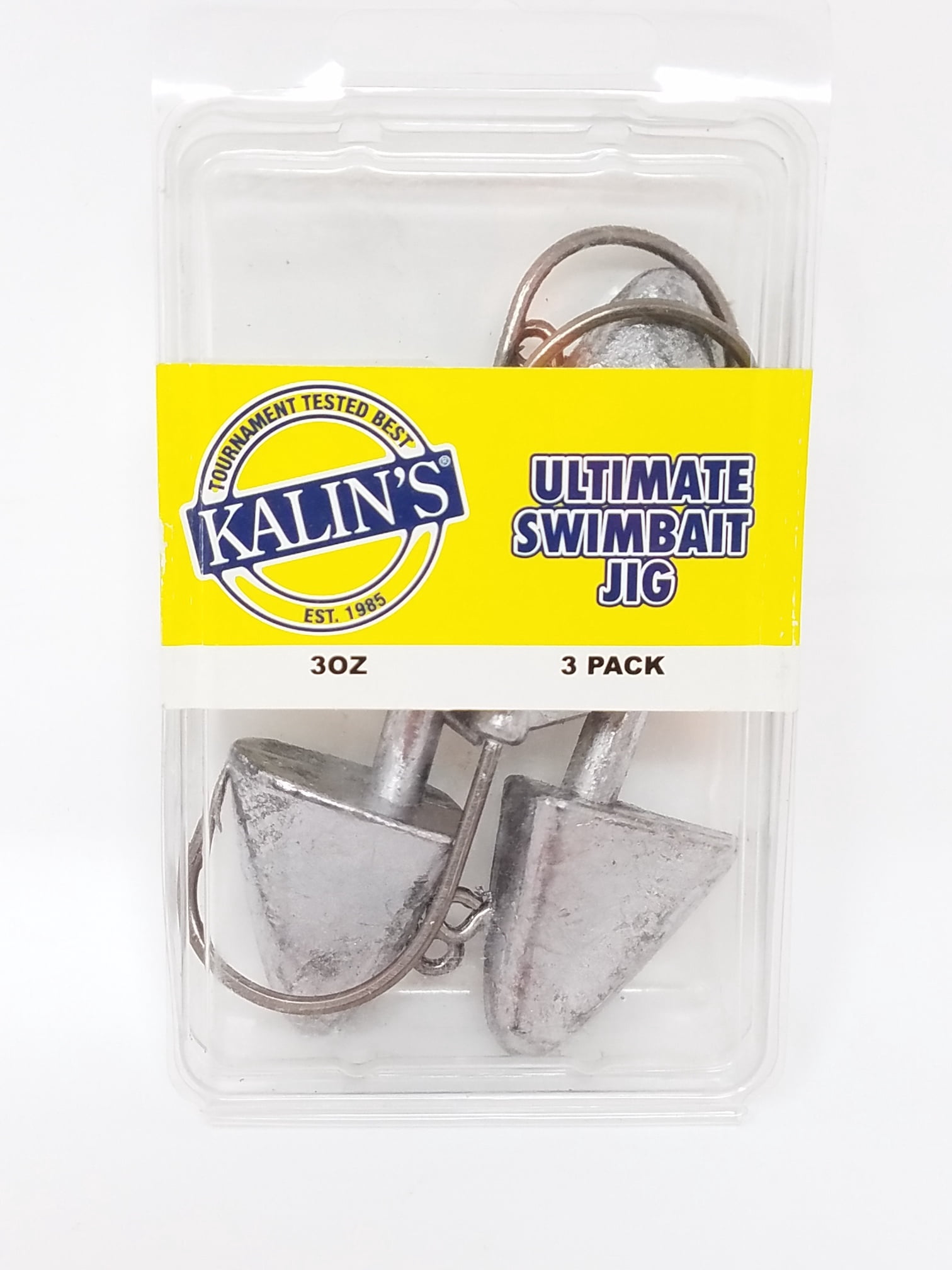 Kalin's Ultimate Saltwater Fishing Jig, Nickle, 3 oz., 3pk - Lake