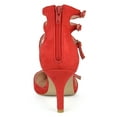 thumbnail image 4 of Women's Pointed Toe Faux Suede Multi-strap High Heels, 4 of 9