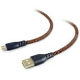 thumbnail image 4 of ToughTested 6FT Micro USB Braided Cable - Heavy-Duty Double-Braided Nylon Jacket, 3A Fast Charge & High-Speed Sync, Dual-Layer Shielding, Gold-Plated Micro USB & USB-A Connectors, 5-Year Warranty, 4 of 5