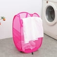 thumbnail image 5 of Aplter Dirty Clothes Hamper for Laudry Mesh Pop Up Laundry Hamper Storage Bag for travel, cruise, 5 of 6