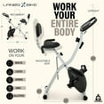 thumbnail image 3 of Lanos Brands Foldable Exercise Bike Home Workout Equipment 10-Level Adjustment White, 3 of 8