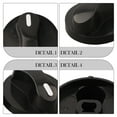 thumbnail image 5 of 2 Pack High Quality Alloy Gas Stove Rotary Switch Knob Set Kitchen Burner Oven Parts Handle Replacement Button Cooker Stove 8Mm, 5 of 9