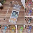 thumbnail image 3 of CSChome Phone Storage Bag Transparent Waterproof Airbags Touch Screen Swimming Rafting Mobile Phone Water Sports, 3 of 6