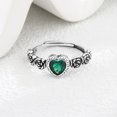 thumbnail image 1 of Plata de Ley 925 con circonita color corazón ​ Anillos para mujer Joyería de lujo Dinero 925 ​ Joyas de cosas baratas, 1 of 2