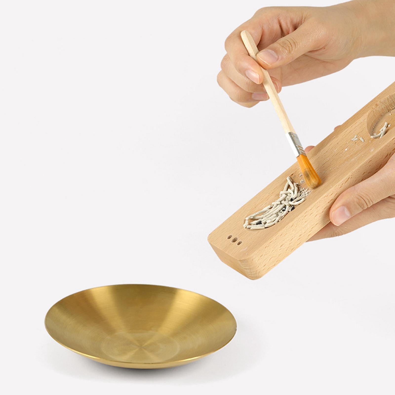 TISHITA Palo Santo Holder Incense Burner Yoga Decor Farmhouse Desk Gift Incense Burning for Incense Stick Furnishings Wooden Multiuse