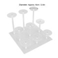 thumbnail image 4 of Display Riser Shelf Clear Acrylic Cake Stand Multifunctional for Cupcakes Jewelry Cosmetics Christmas Ornaments, 4 of 5
