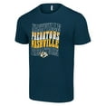 thumbnail image 2 of Men's Starter Navy Nashville Predators Four Team Name Logo T-Shirt, 2 of 3