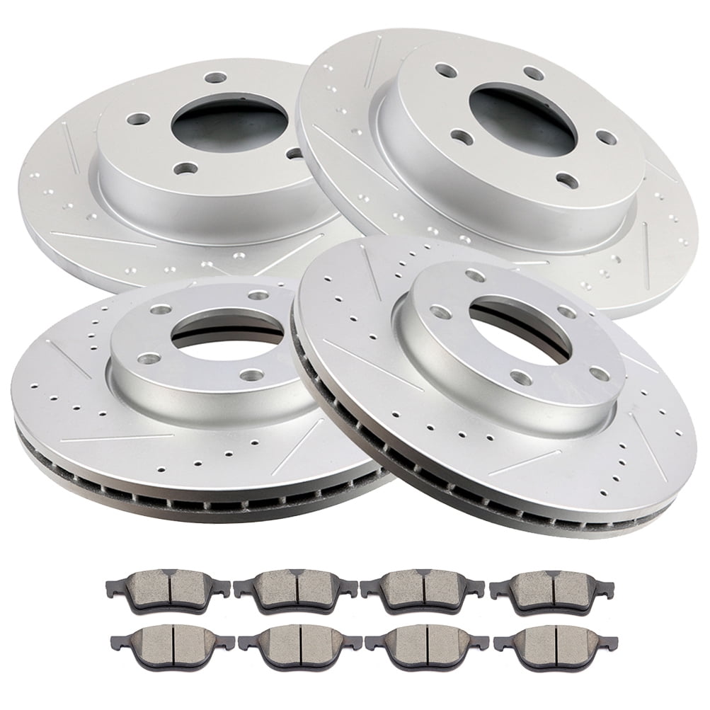 Brake Pads Rotors Kits,ECCPP Front Rear Brakes and Rotors fit for 2004