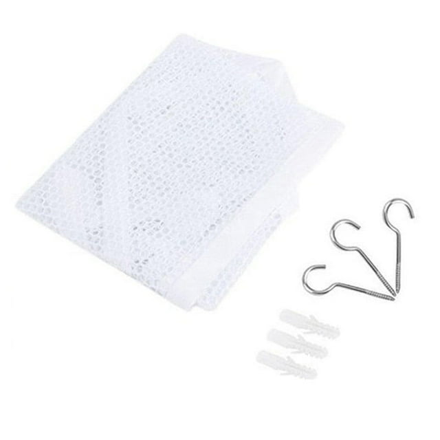 tamizeot Toy Hammock Reusable Washable Folding Flixeble Towels Bedding Organizer Indoor Playing Room Storaging Mesh Net 1Set