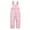 Pink, variant on Toddler Snow Pants for Girls Boys Winter Clothes Warm Snow Bib Overalls Skiing Pants Jumpsuit Size 6M-7T