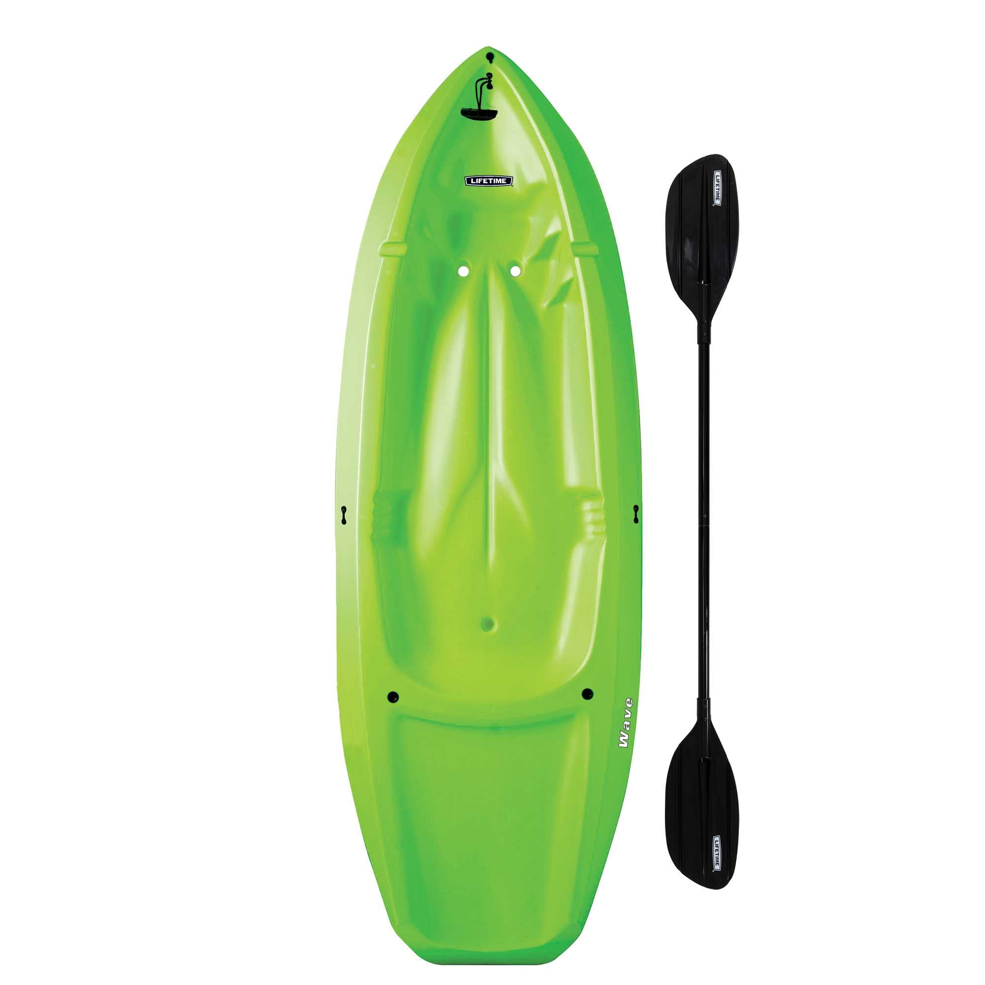 Lifetime Wave Youth Kayak with Paddle, Green