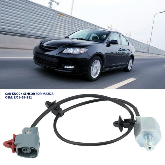 Auto Knock Sensor, ZJ01-18-921 Wearproof Car Parts Perfect Fit Stable Performance Replacement for Mazda​ 3 BK 1.4 1.6 03-09 Repair