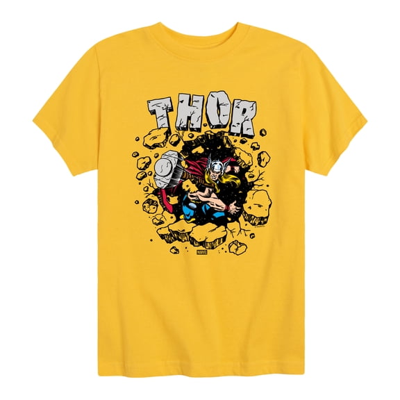 Thor - Thor Rock Burst - Youth Boys Short Sleeve Graphic T-Shirt