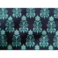 thumbnail image 4 of oneOone Tissu Popeline de Coton Imprimé Floral Ikat au Mètre 42 Pouces de Large, 4 of 4