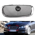 thumbnail image 3 of Car Front Bumper Grille Radiator Upper Mesh Grill For Jaguar X250 XF XFR XFRS 2008-2011 Racing Grille Radiator Cover, 3 of 8