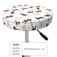 thumbnail image 2 of Goofa Yoga Labrador Retriever Printed Stool Covers Round, Waterproof Round Bar Stool Covers Anti-Slip Round Bar Stool Seat Cover with Elastic Bands Durable -13 inch, 2 of 7