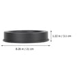thumbnail image 3 of Iron Pillar Candle Plate Simple Coffee Candlestick Wax Plate Candle Holder, 3 of 8