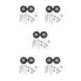thumbnail image 1 of Youkk Roues de Valise en Caoutchouc Performance Améliorée 2 Pcs Remplacement Épaisseur 50mm 18mm 5Ensemble, 1 of 6
