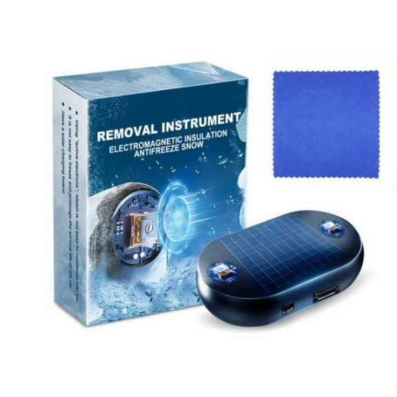 Instant Car Ice Remover - Effortless Electromagnetic Defroster Tool to Melt Snow & Prevent Frost Overnight, No More Scraping