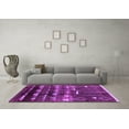 thumbnail image 3 of Ahgly Company Indoor Rectangle Solid Pink Modern Area Rugs, 6' x 9', 3 of 4
