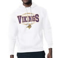thumbnail image 3 of Men's Starter White Minnesota Vikings Team Track Graphic Pullover Hoodie, 3 of 3