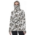 thumbnail image 2 of Xuyuer Women's Ice Silk Sun Protection Top with Built-in Face Cover - Lightweight Hooded Shirt for Travel, Beach, and Outdoor Activities, 2 of 7